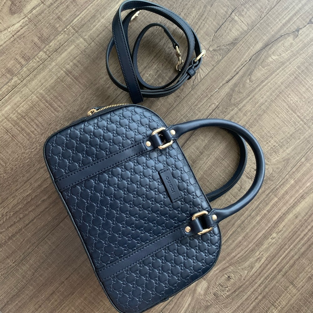 Gucci Microguccisima Leather Bag